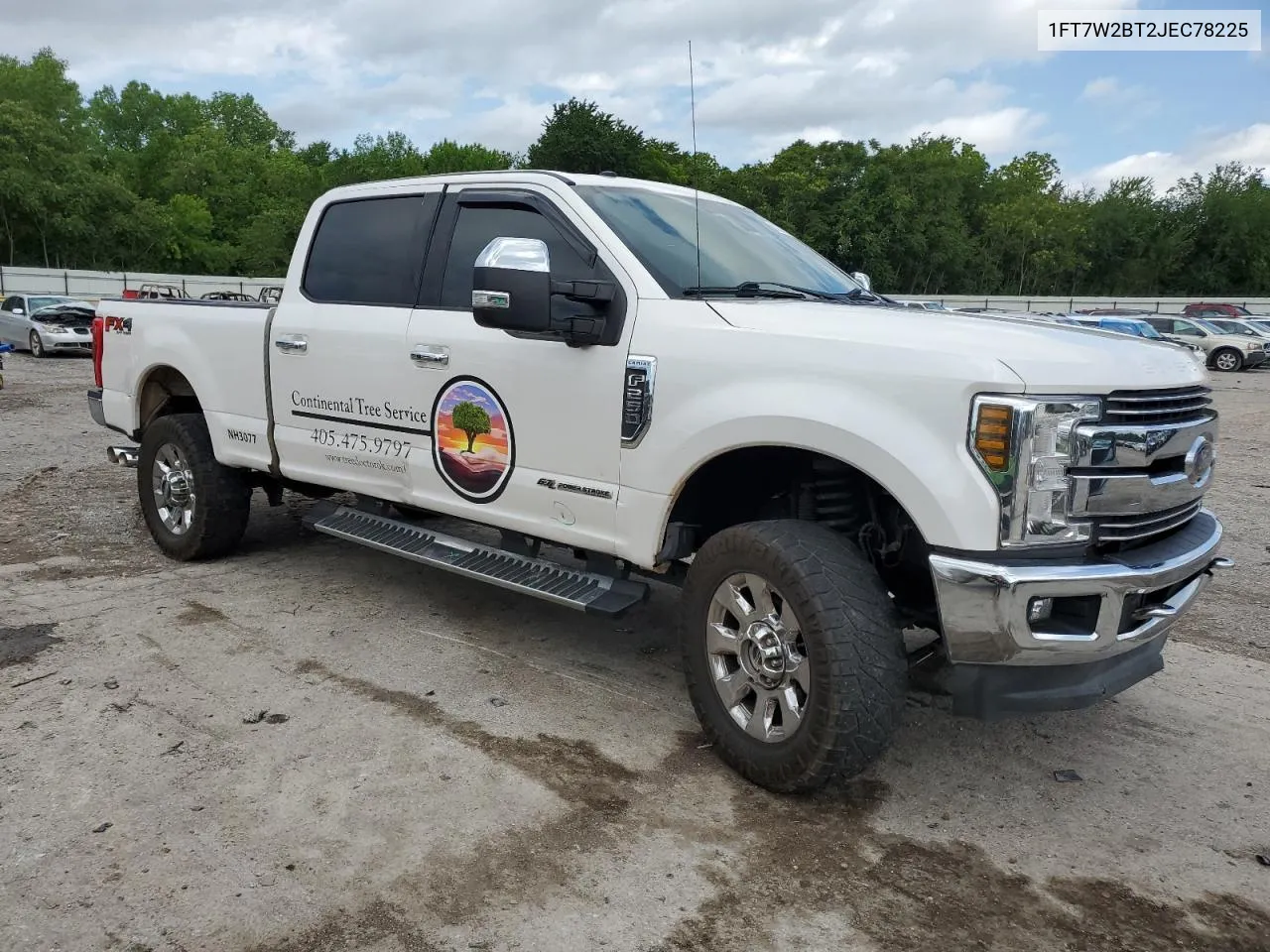 2018 Ford F250 Super Duty VIN: 1FT7W2BT2JEC78225 Lot: 53307214