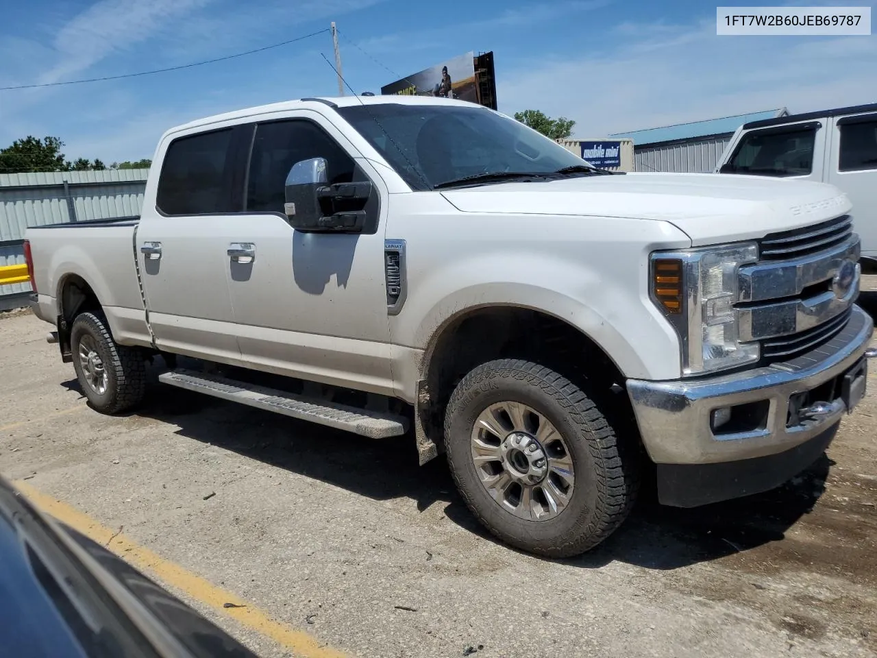 2018 Ford F250 Super Duty VIN: 1FT7W2B60JEB69787 Lot: 57414624