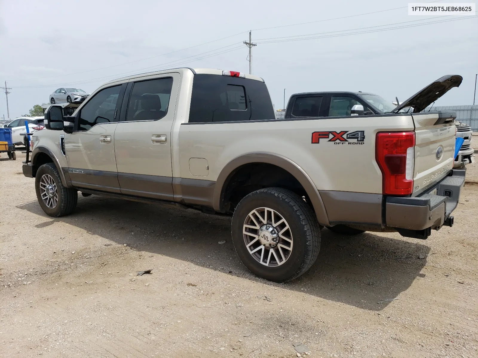 2018 Ford F250 Super Duty VIN: 1FT7W2BT5JEB68625 Lot: 63406334