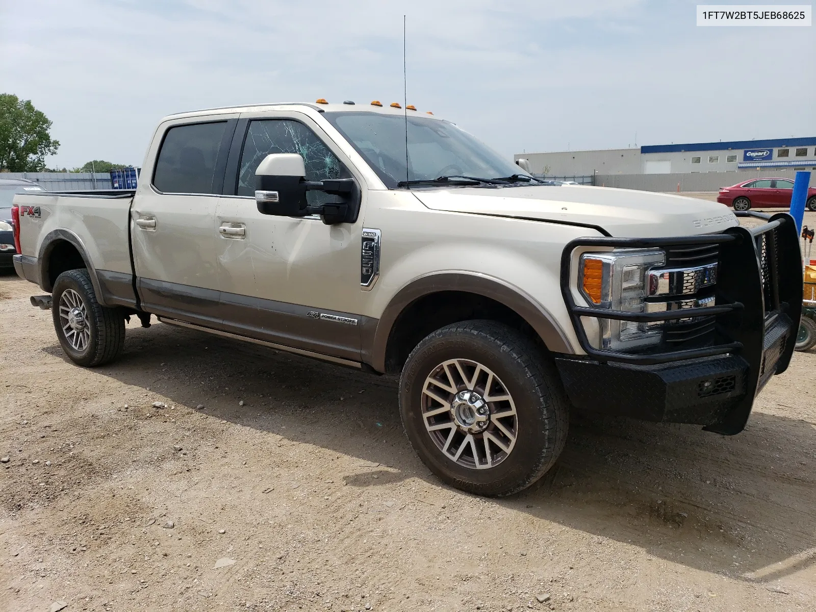 2018 Ford F250 Super Duty VIN: 1FT7W2BT5JEB68625 Lot: 63406334