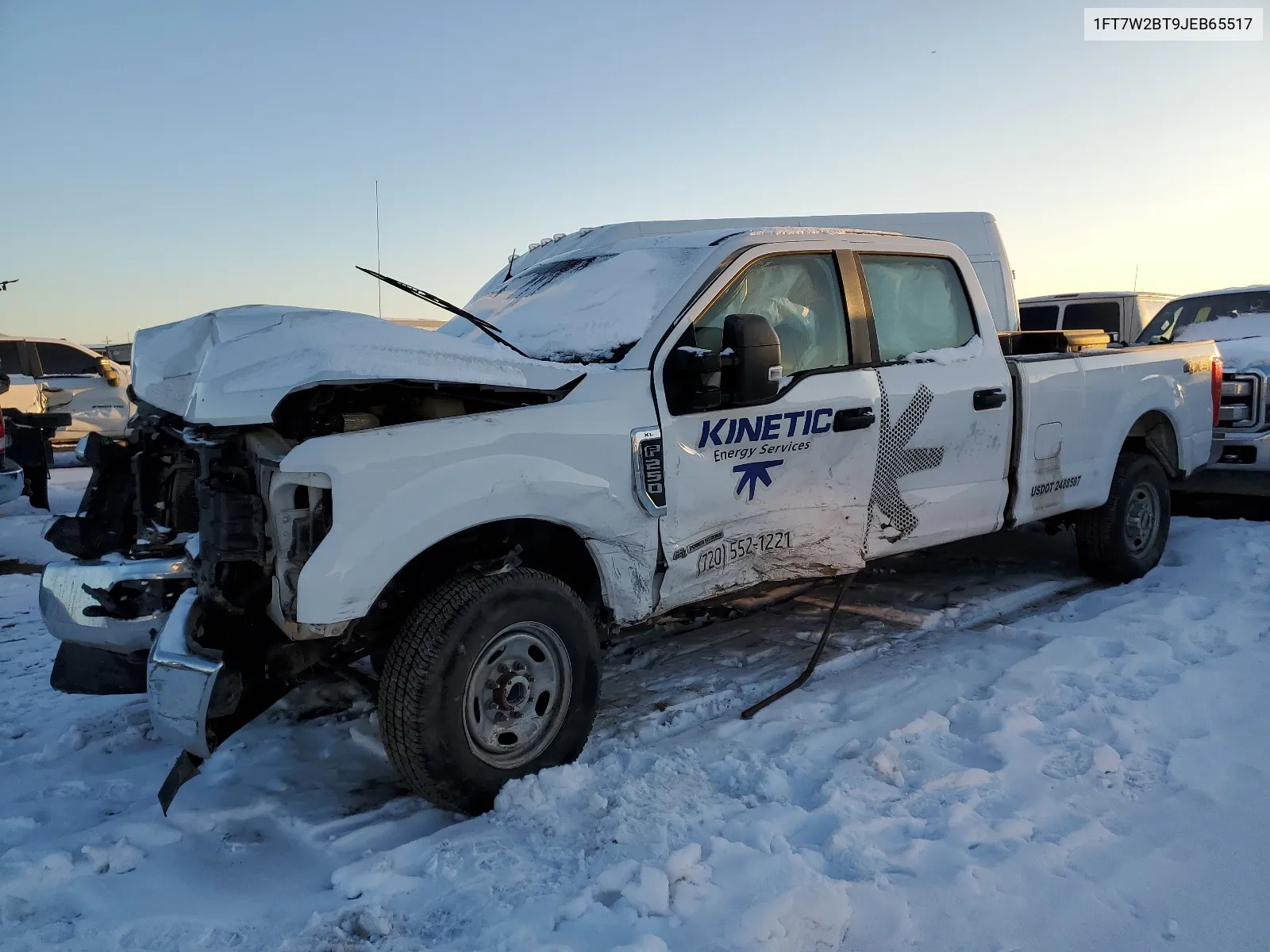 2018 Ford F250 Super Duty VIN: 1FT7W2BT9JEB65517 Lot: 63692844