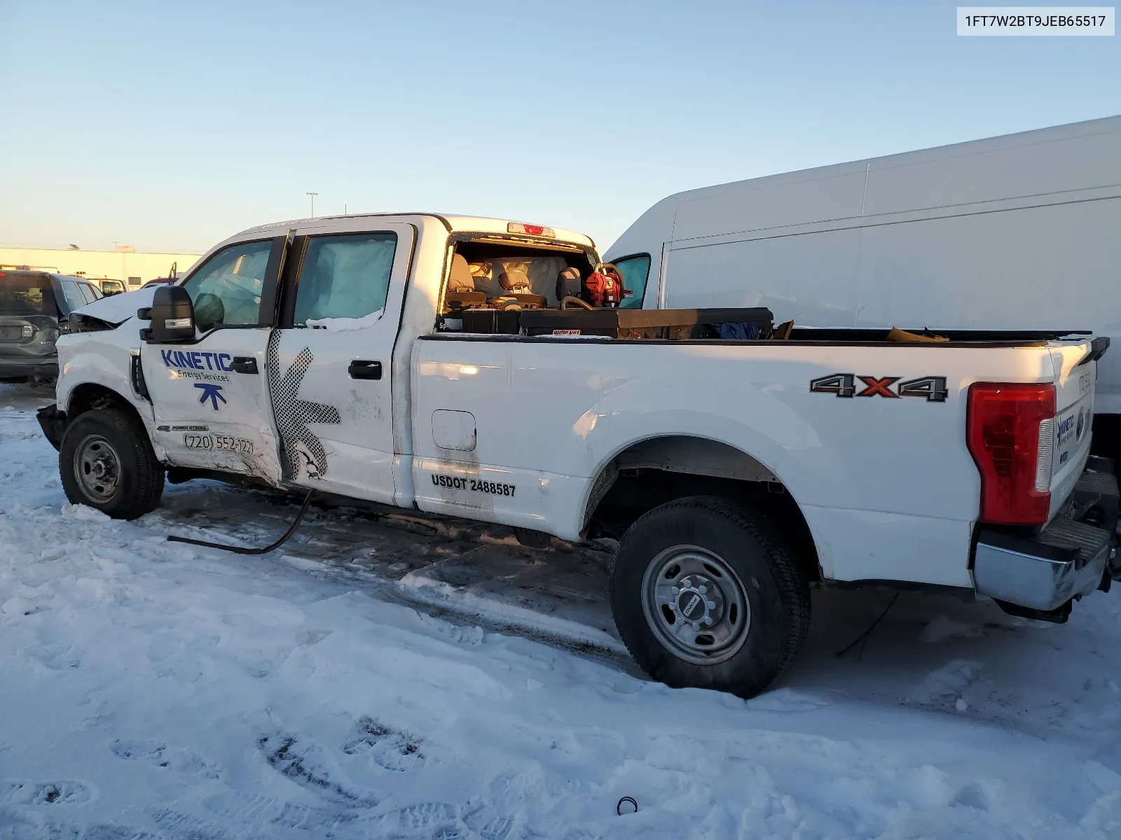 2018 Ford F250 Super Duty VIN: 1FT7W2BT9JEB65517 Lot: 63692844