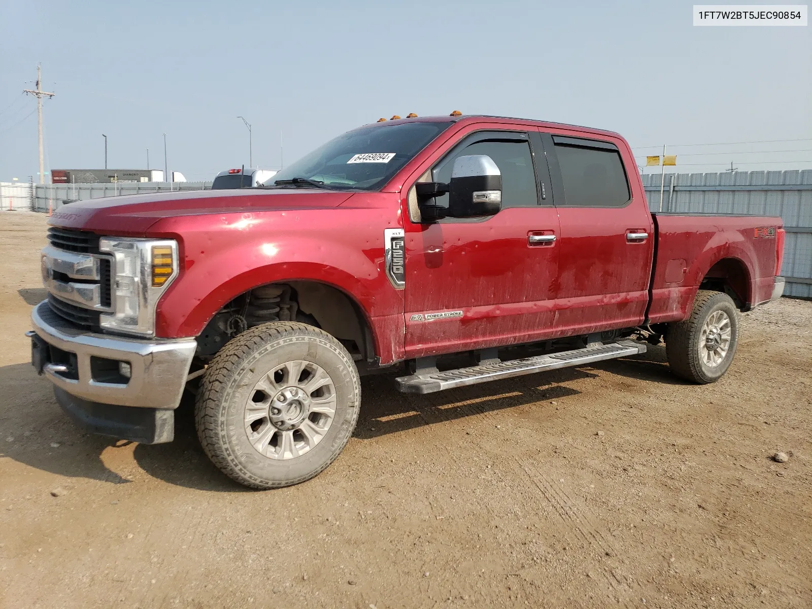 1FT7W2BT5JEC90854 2018 Ford F250 Super Duty