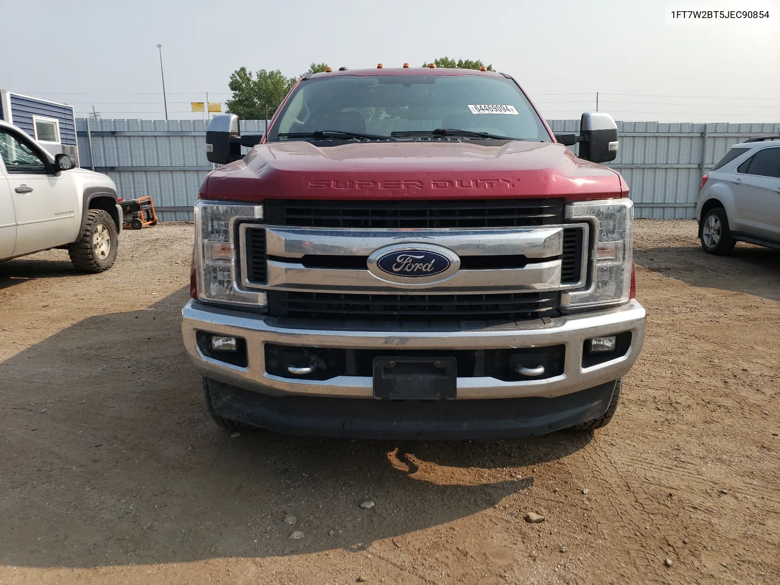 2018 Ford F250 Super Duty VIN: 1FT7W2BT5JEC90854 Lot: 64469094