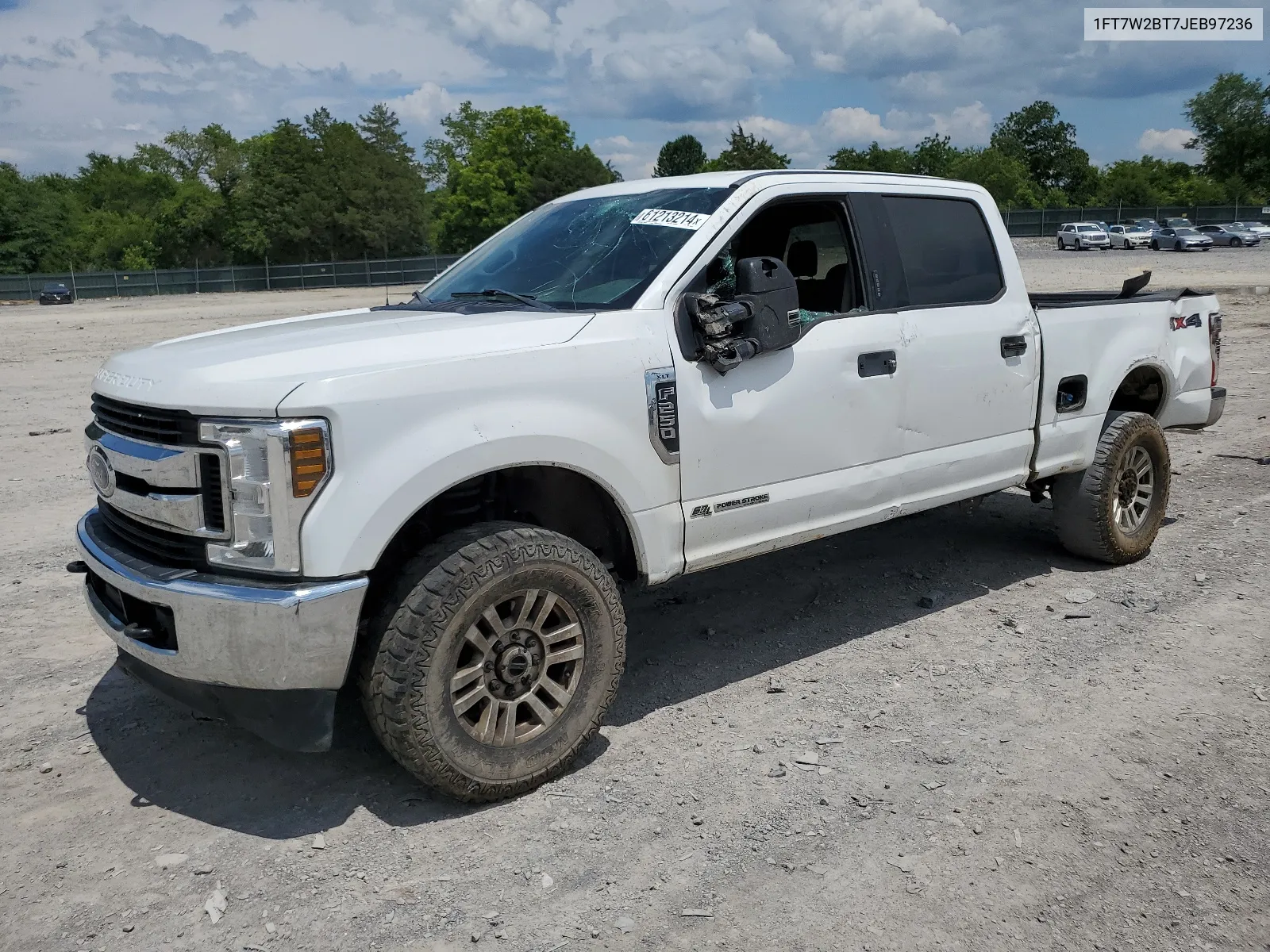 2018 Ford F250 Super Duty VIN: 1FT7W2BT7JEB97236 Lot: 64771034