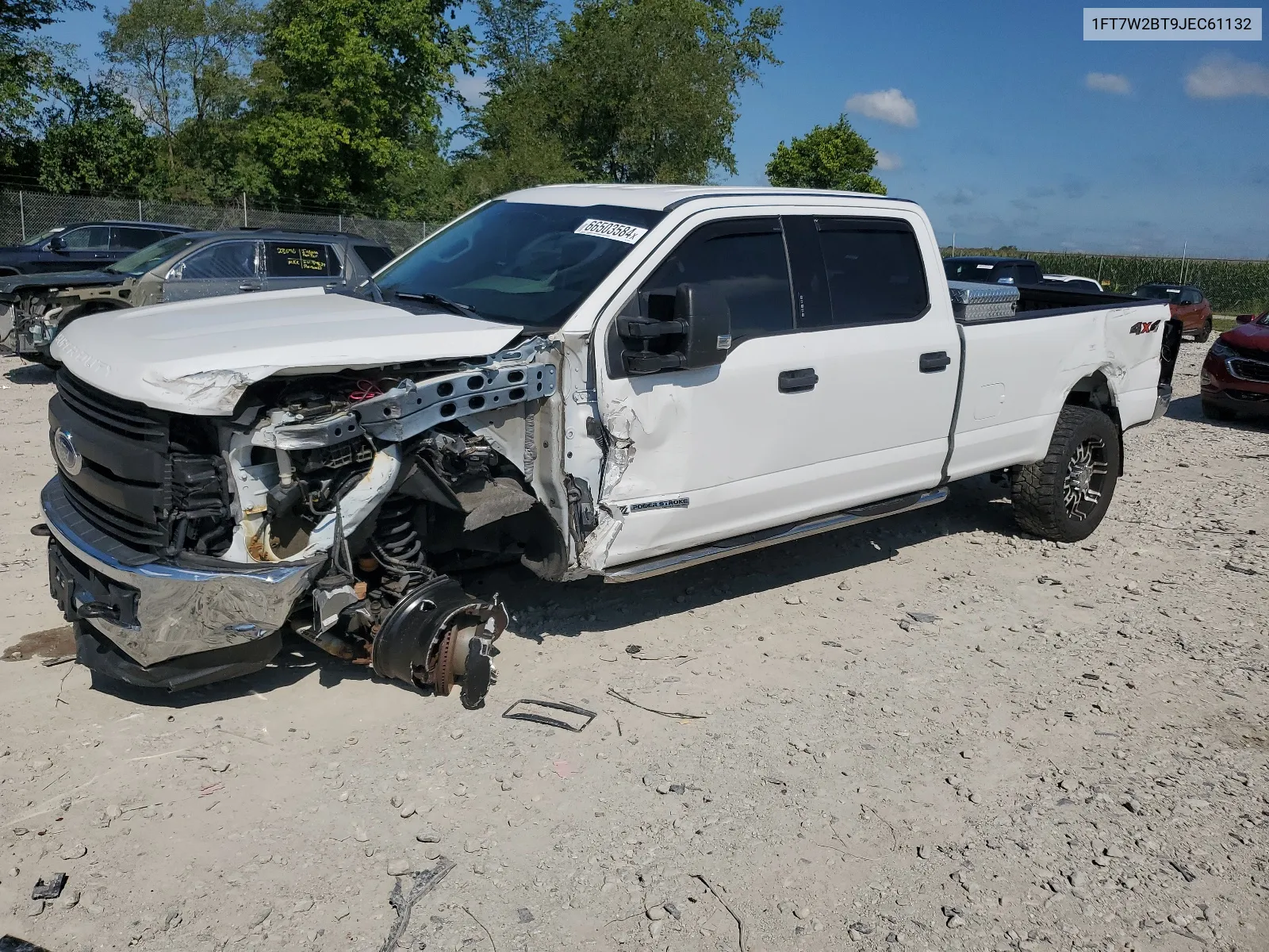 2018 Ford F250 Super Duty VIN: 1FT7W2BT9JEC61132 Lot: 66503584