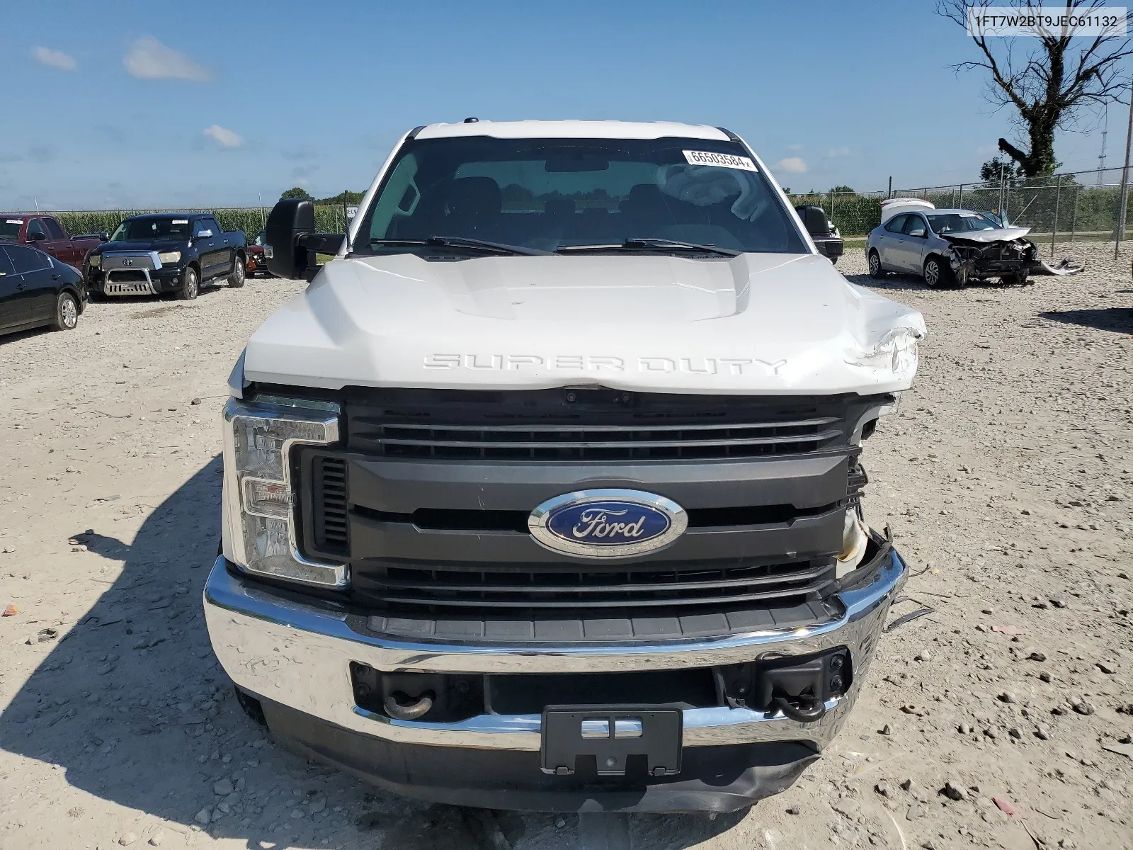 2018 Ford F250 Super Duty VIN: 1FT7W2BT9JEC61132 Lot: 66503584