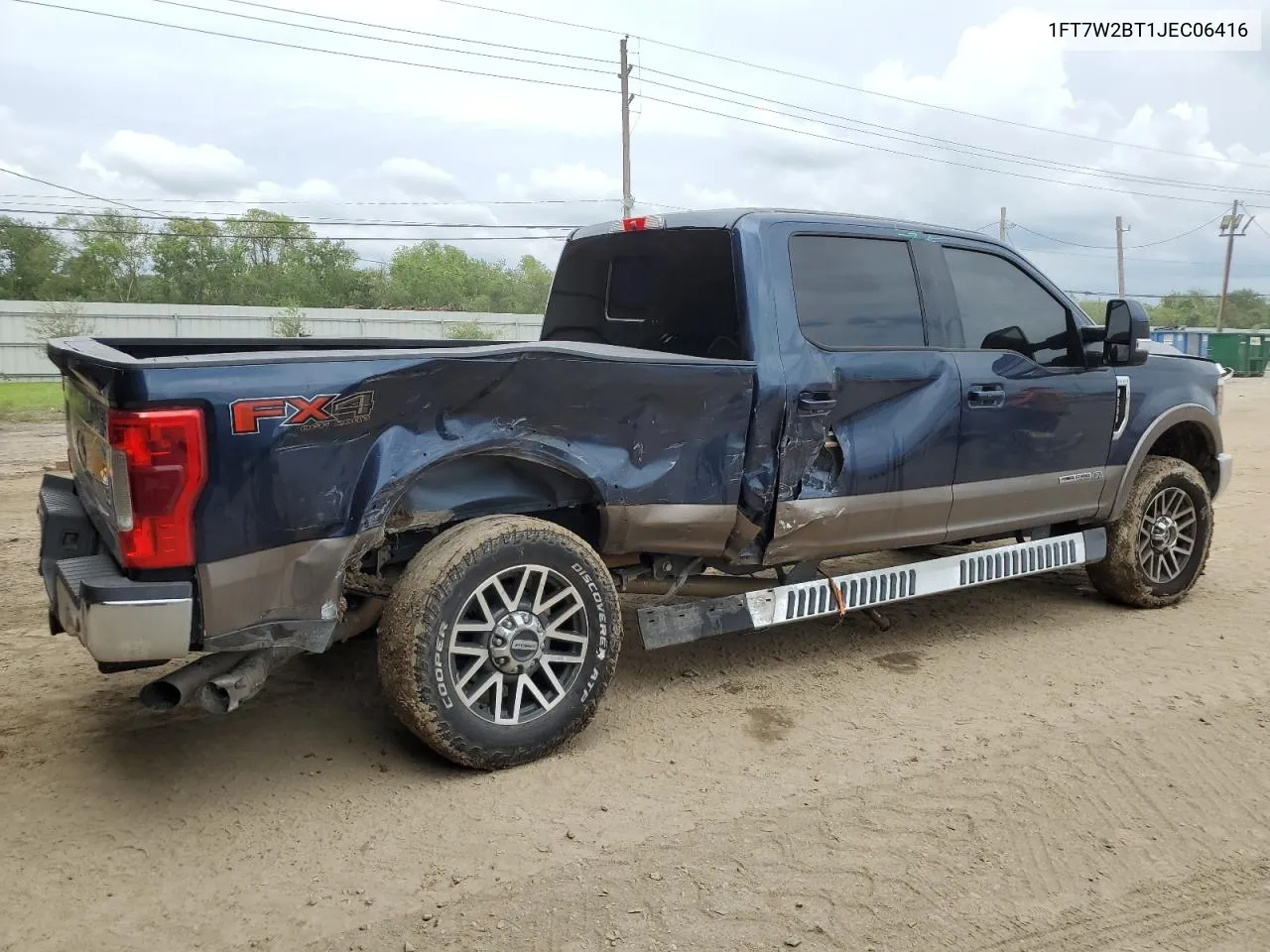 2018 Ford F250 Super Duty VIN: 1FT7W2BT1JEC06416 Lot: 67393954