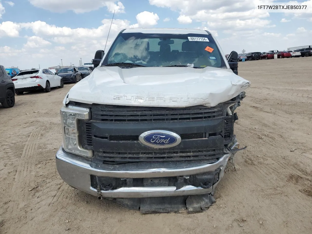 1FT7W2BTXJEB50377 2018 Ford F250 Super Duty