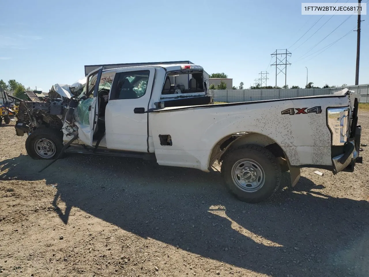 2018 Ford F250 Super Duty VIN: 1FT7W2BTXJEC68171 Lot: 69573364