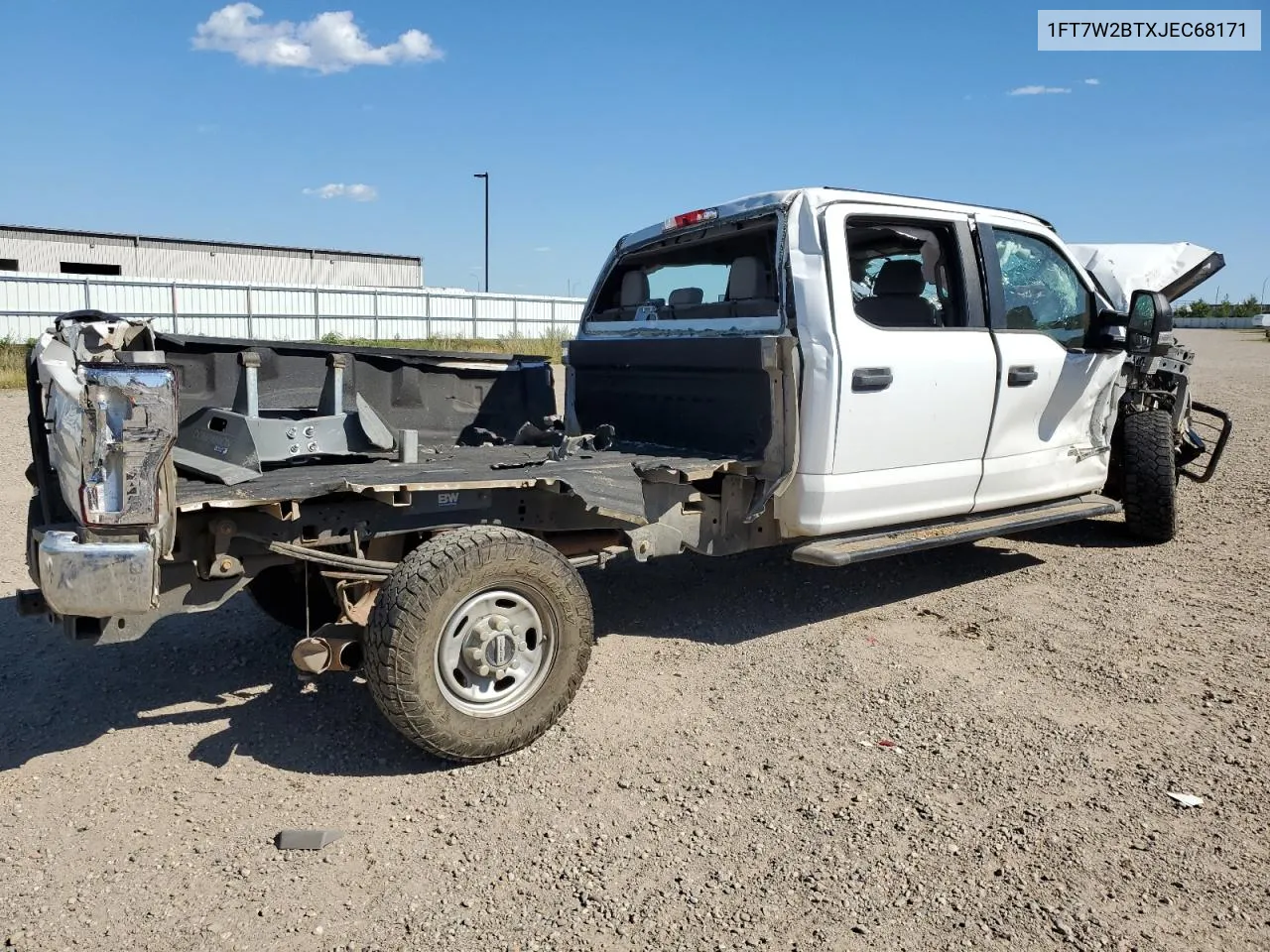 2018 Ford F250 Super Duty VIN: 1FT7W2BTXJEC68171 Lot: 69573364