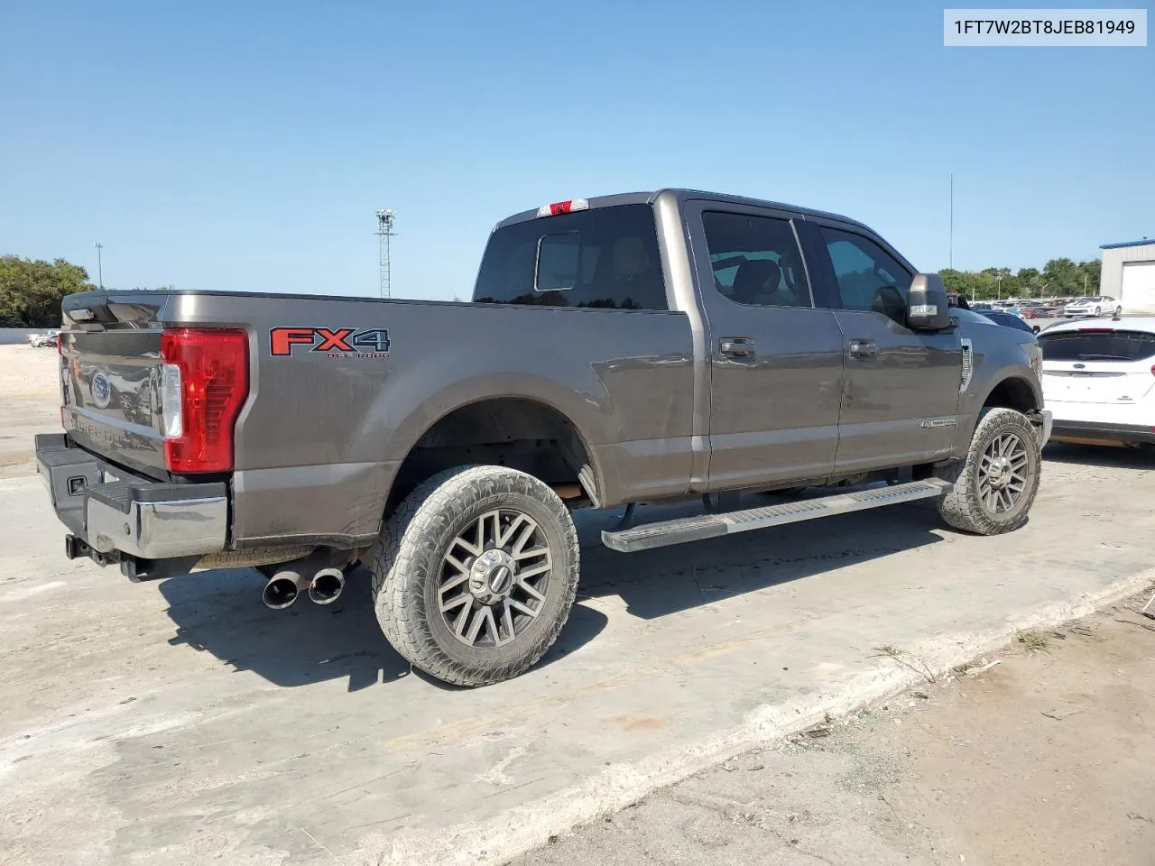 2018 Ford F250 Super Duty VIN: 1FT7W2BT8JEB81949 Lot: 70312954