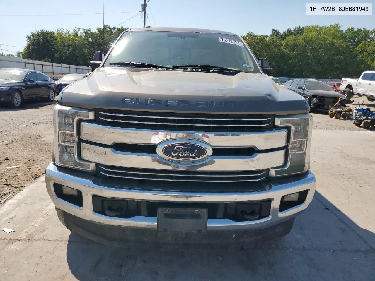 2018 Ford F250 Super Duty VIN: 1FT7W2BT8JEB81949 Lot: 70312954