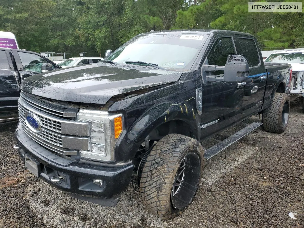 2018 Ford F250 Super Duty VIN: 1FT7W2BT1JEB58481 Lot: 70679404