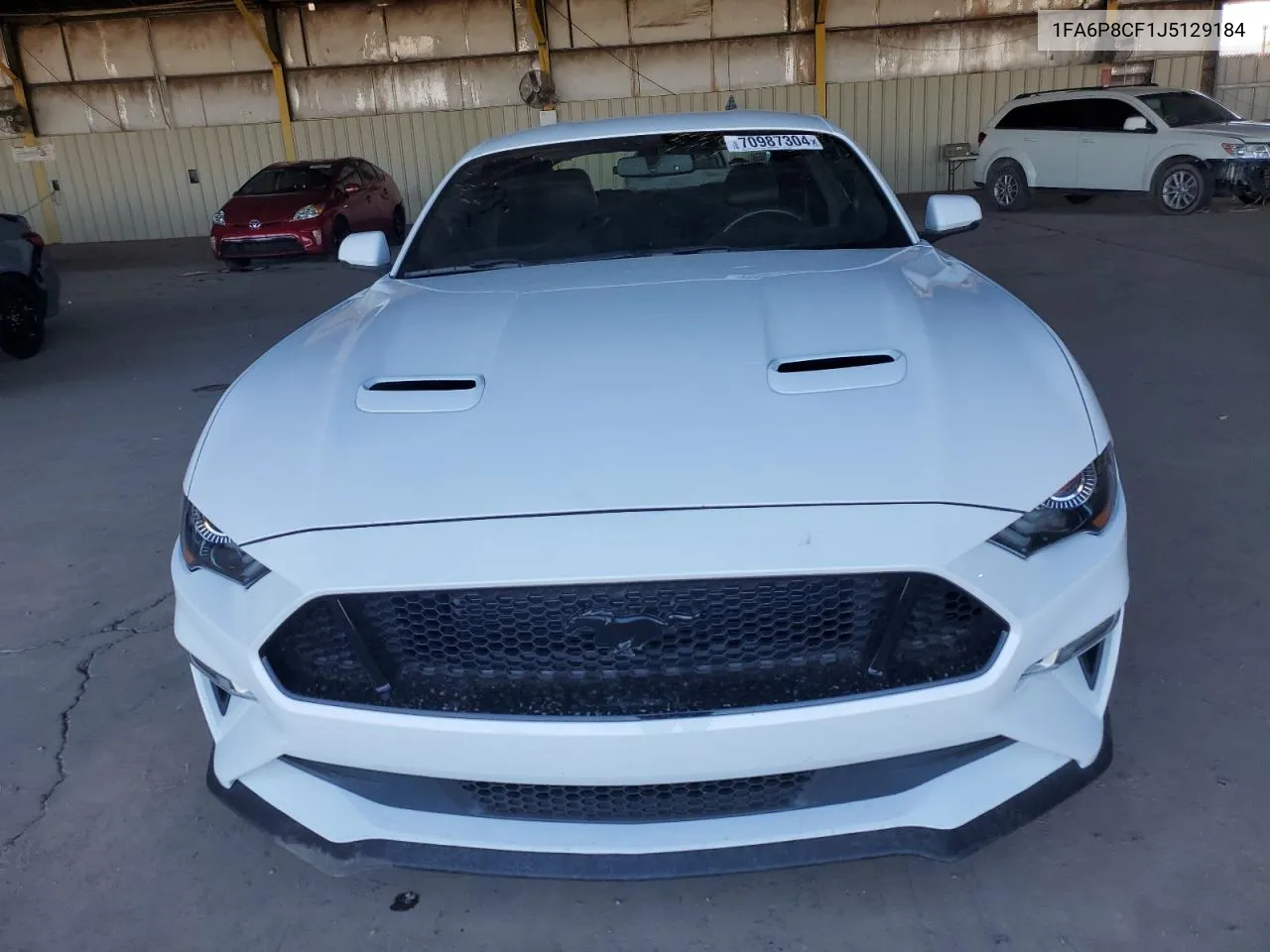 2018 Ford Mustang Gt VIN: 1FA6P8CF1J5129184 Lot: 70987304