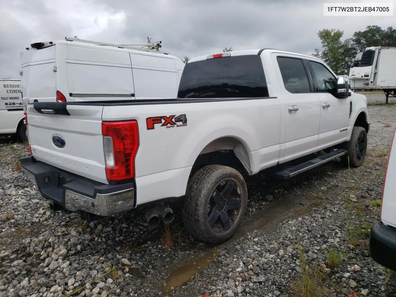 2018 Ford F250 Super Duty VIN: 1FT7W2BT2JEB47005 Lot: 71518154