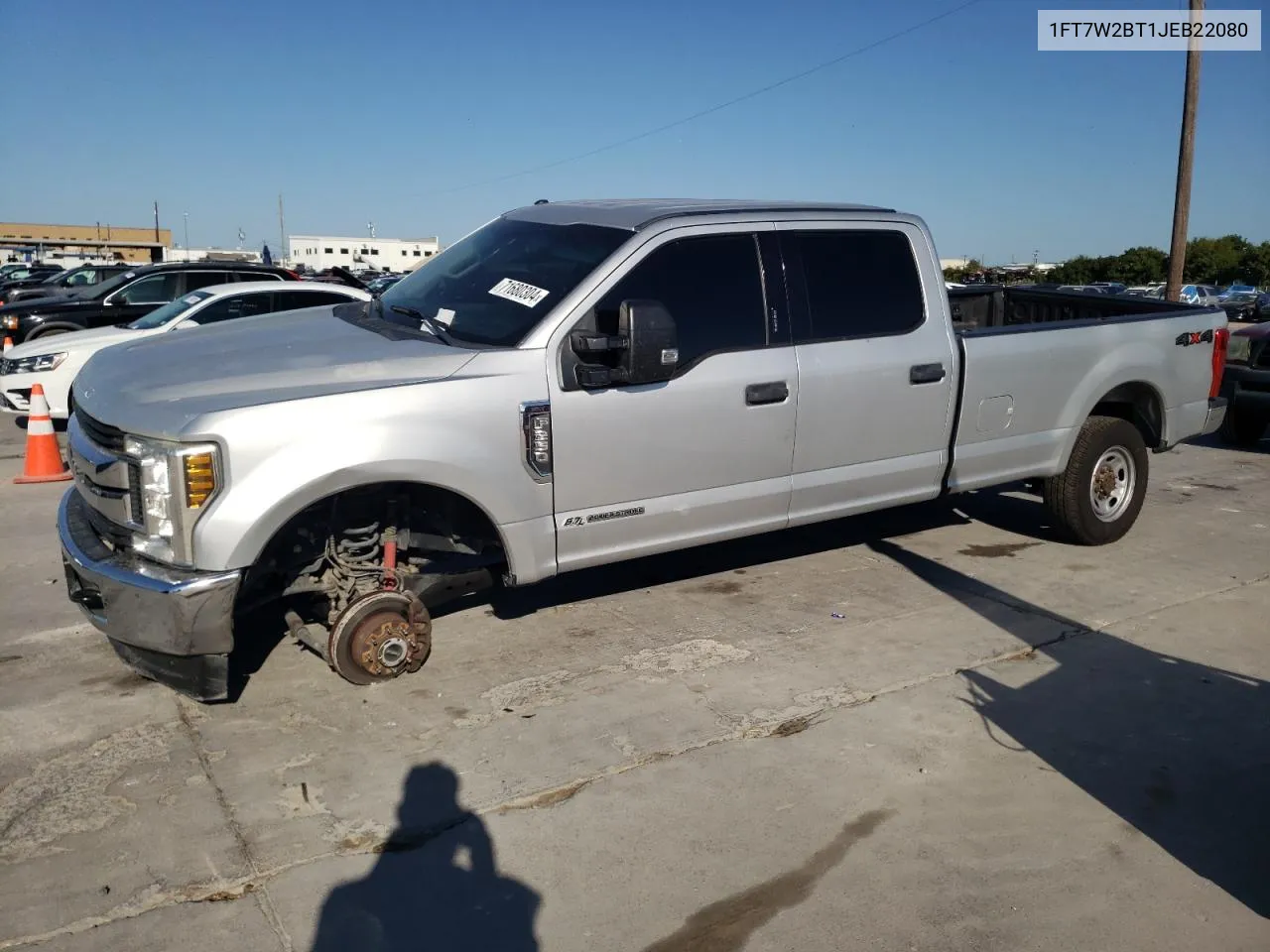 2018 Ford F250 Super Duty VIN: 1FT7W2BT1JEB22080 Lot: 71680304