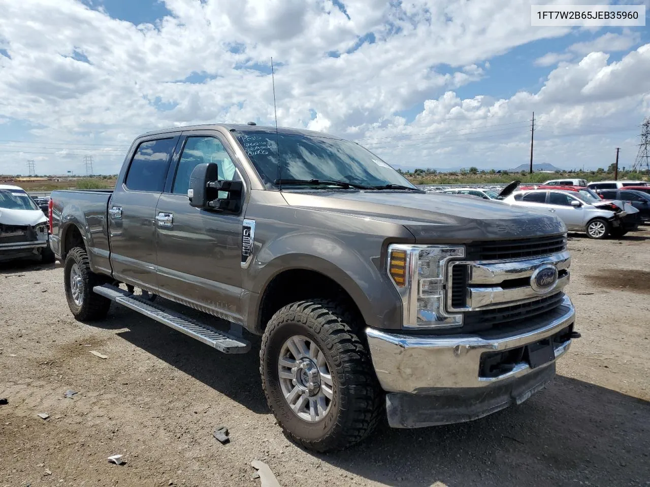 2018 Ford F250 Super Duty VIN: 1FT7W2B65JEB35960 Lot: 71772654