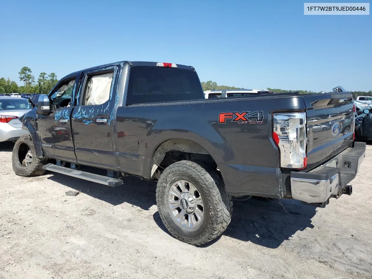 2018 Ford F250 Super Duty VIN: 1FT7W2BT9JED00446 Lot: 72550254