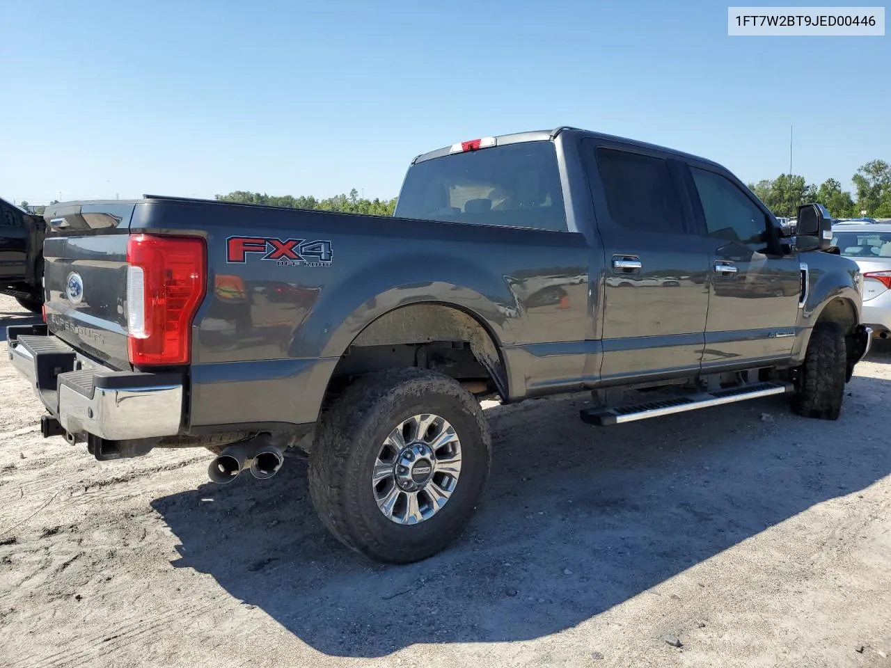 2018 Ford F250 Super Duty VIN: 1FT7W2BT9JED00446 Lot: 72550254