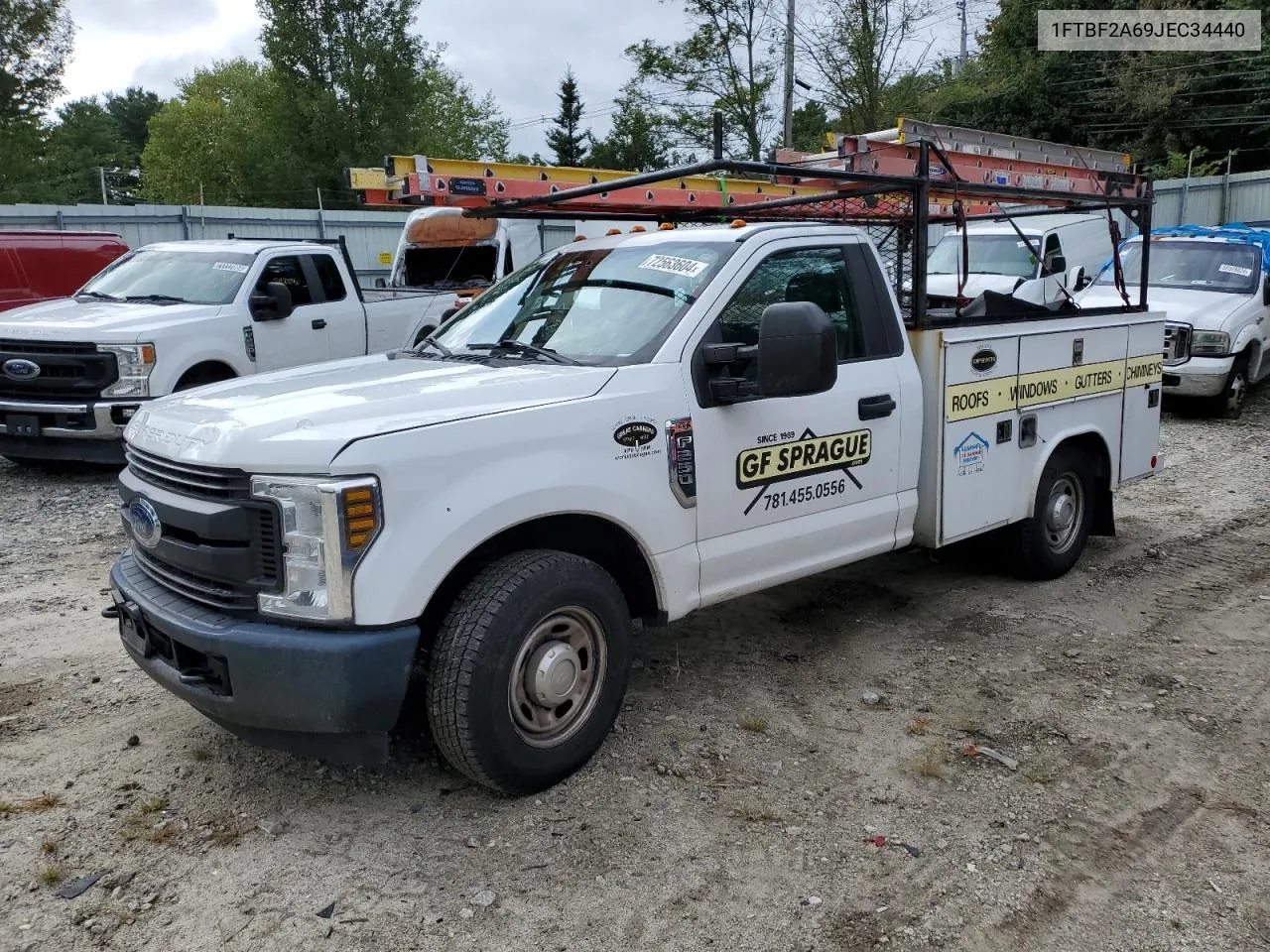 2018 Ford F250 Super Duty VIN: 1FTBF2A69JEC34440 Lot: 72563604