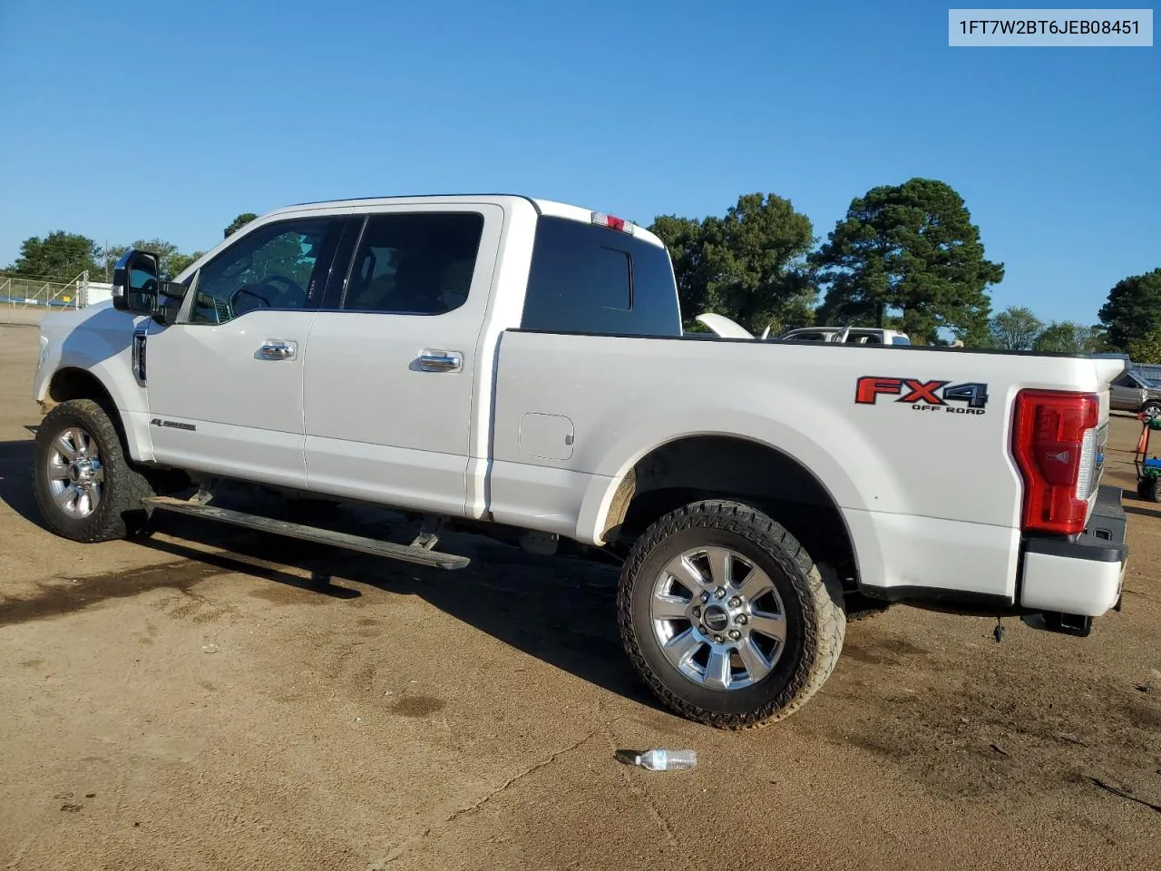 2018 Ford F250 Super Duty VIN: 1FT7W2BT6JEB08451 Lot: 72920654