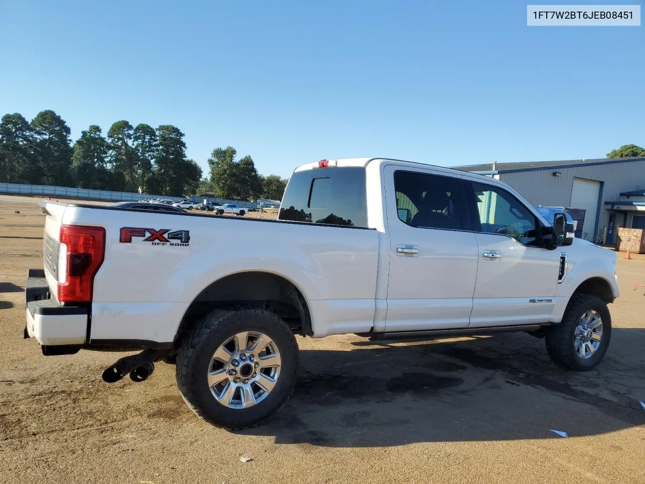 2018 Ford F250 Super Duty VIN: 1FT7W2BT6JEB08451 Lot: 72920654