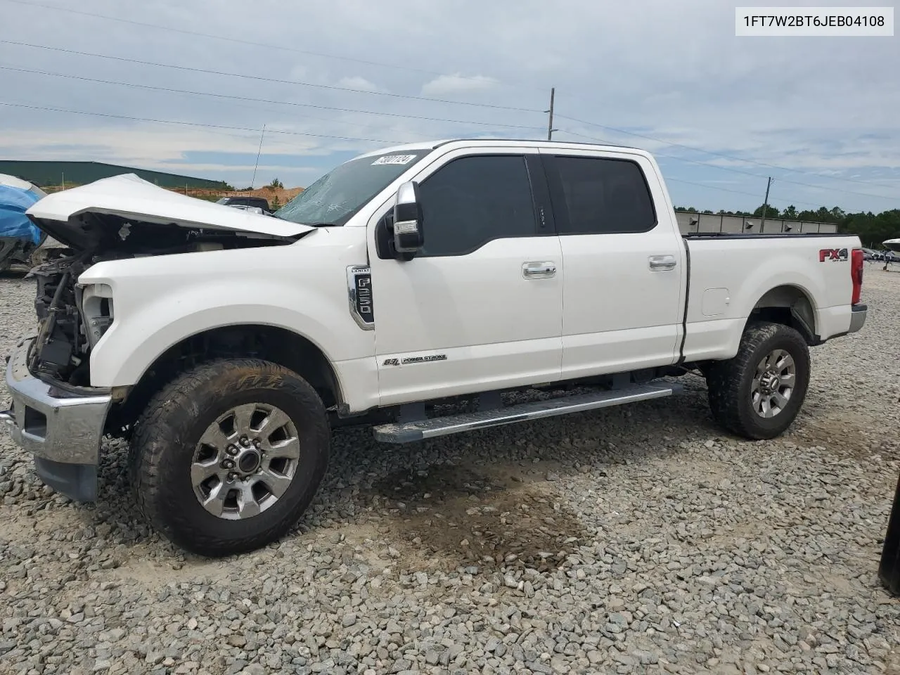 2018 Ford F250 Super Duty VIN: 1FT7W2BT6JEB04108 Lot: 73001124