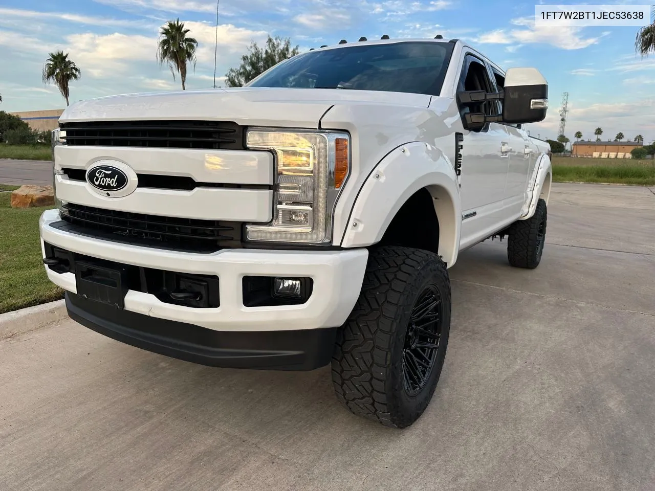 2018 Ford F250 Super Duty VIN: 1FT7W2BT1JEC53638 Lot: 73859894