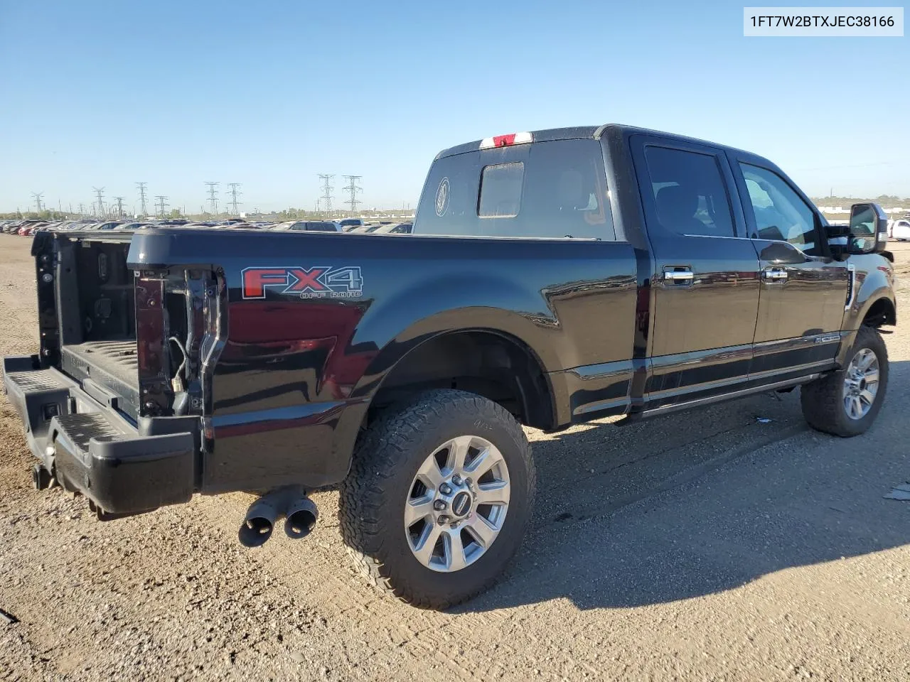 2018 Ford F250 Super Duty VIN: 1FT7W2BTXJEC38166 Lot: 73883254