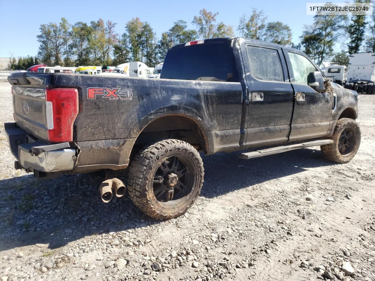 2018 Ford F250 Super Duty VIN: 1FT7W2BT2JEC25749 Lot: 75426774