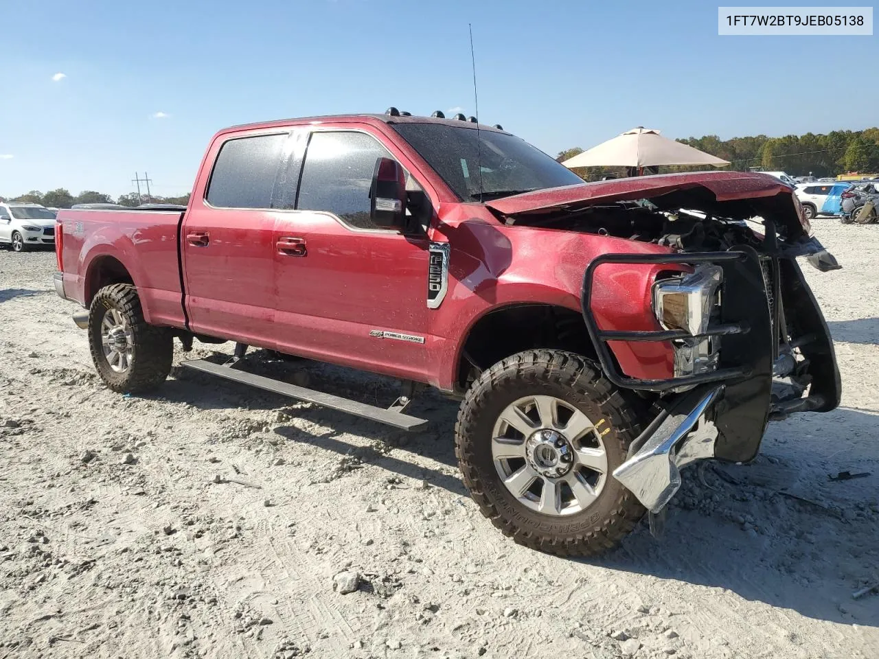 2018 Ford F250 Super Duty VIN: 1FT7W2BT9JEB05138 Lot: 75815734