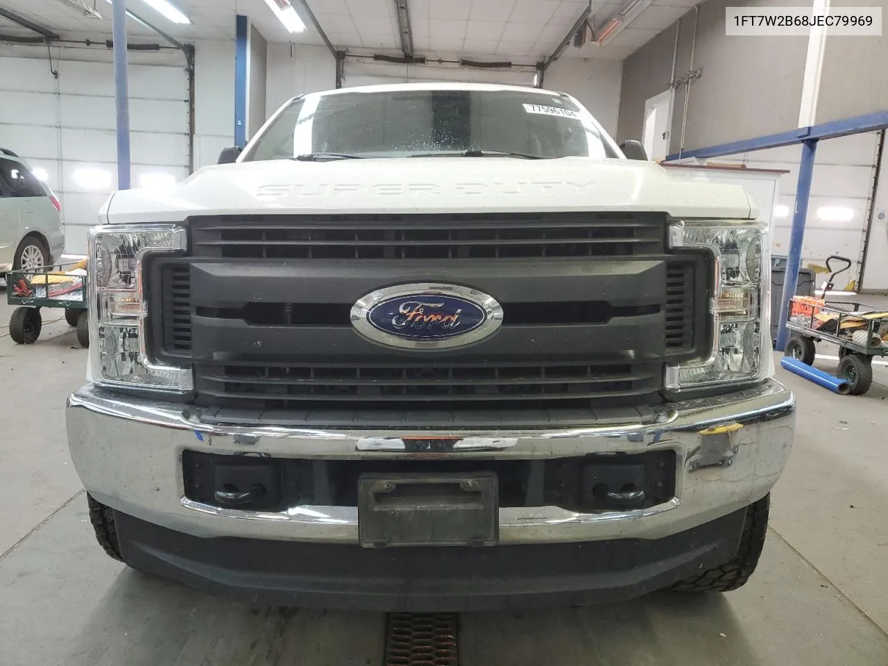 2018 Ford F250 Super Duty VIN: 1FT7W2B68JEC79969 Lot: 77596104