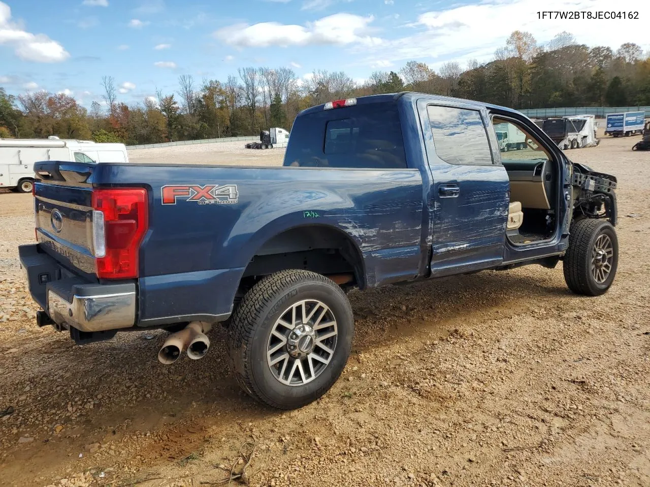 2018 Ford F250 Super Duty VIN: 1FT7W2BT8JEC04162 Lot: 78677634