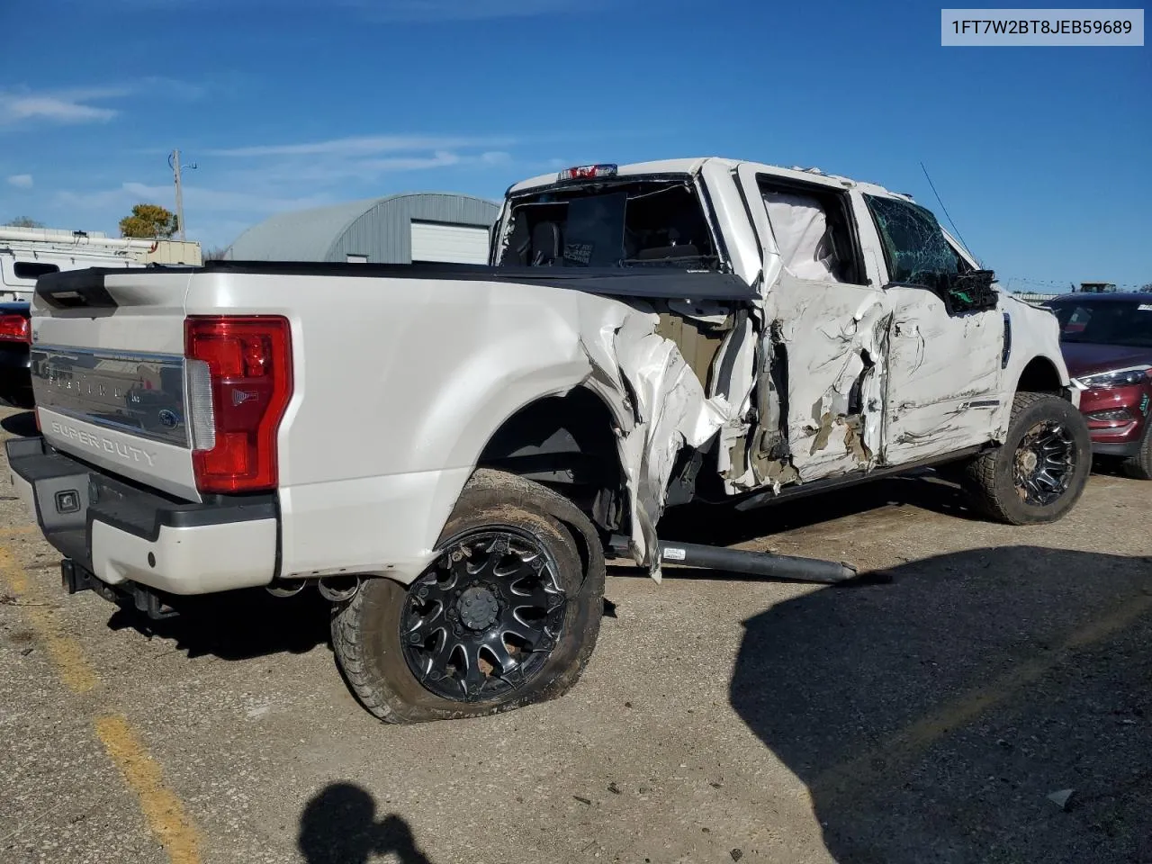 2018 Ford F250 Super Duty VIN: 1FT7W2BT8JEB59689 Lot: 79323214