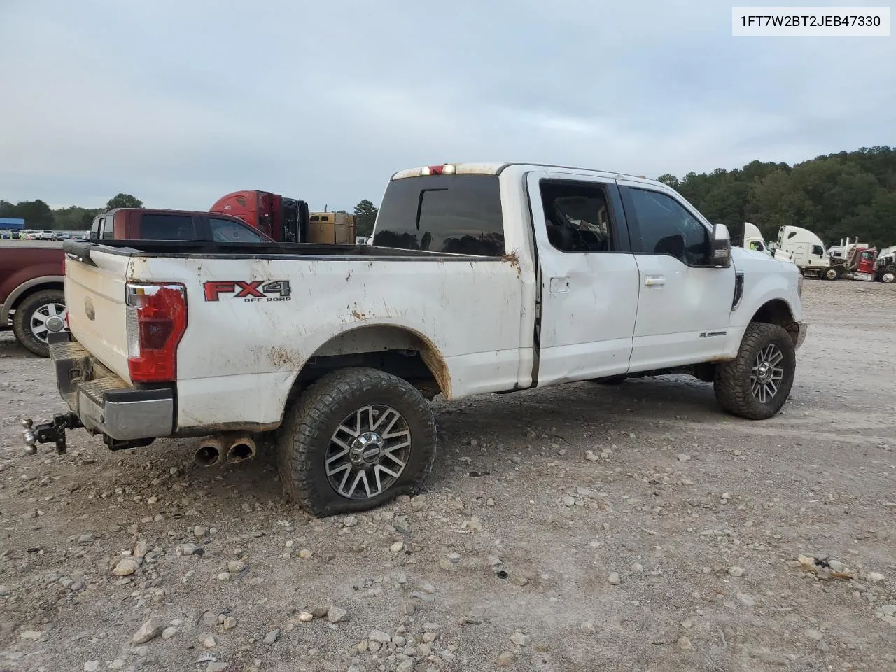 2018 Ford F250 Super Duty VIN: 1FT7W2BT2JEB47330 Lot: 80307084