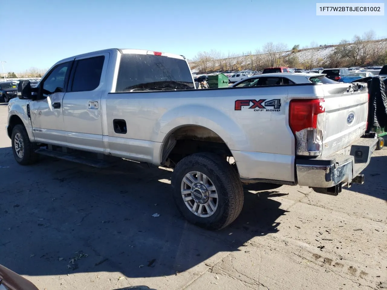 2018 Ford F250 Super Duty VIN: 1FT7W2BT8JEC81002 Lot: 80571554