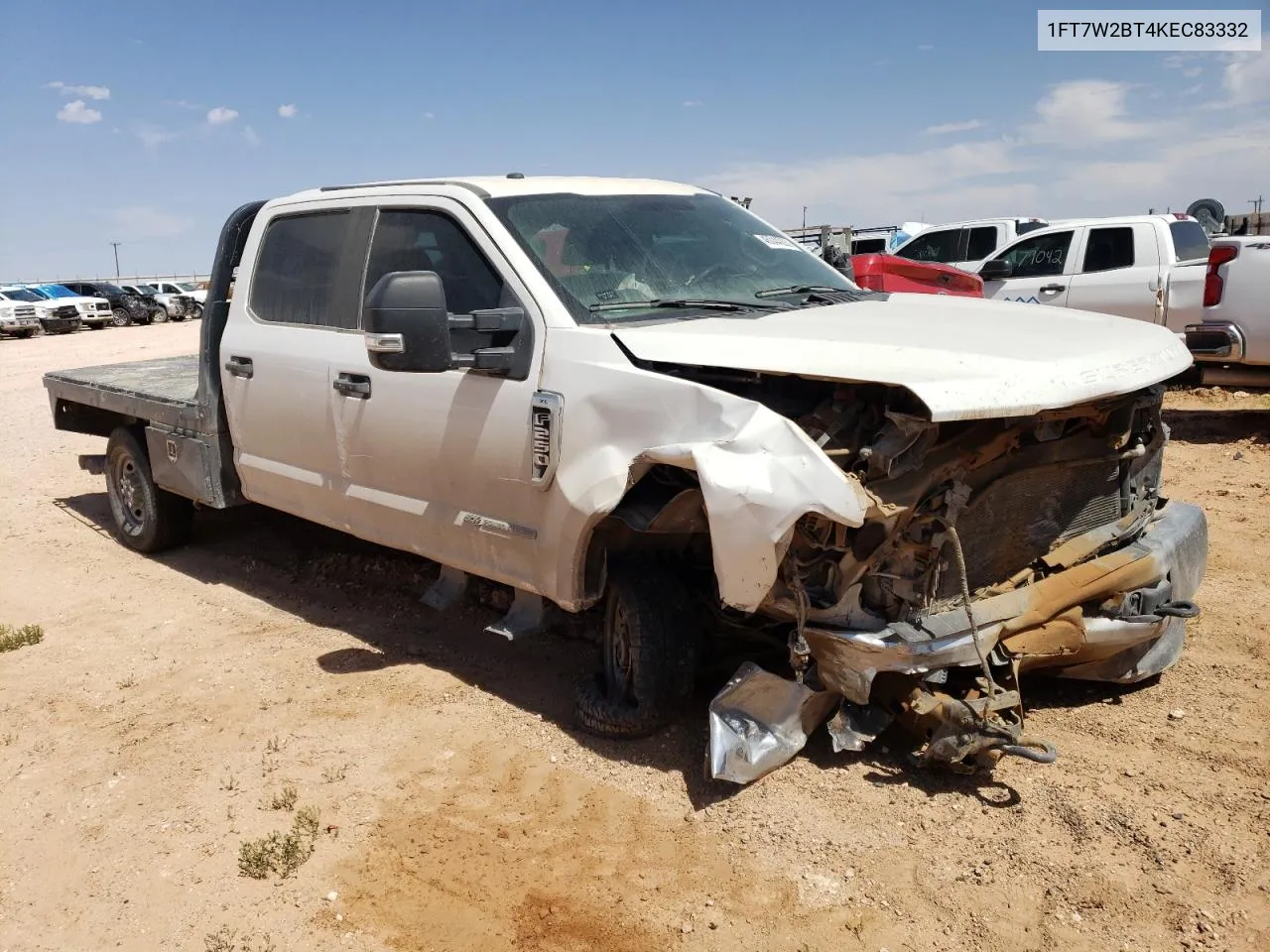 2019 Ford F250 Super Duty VIN: 1FT7W2BT4KEC83332 Lot: 46044203