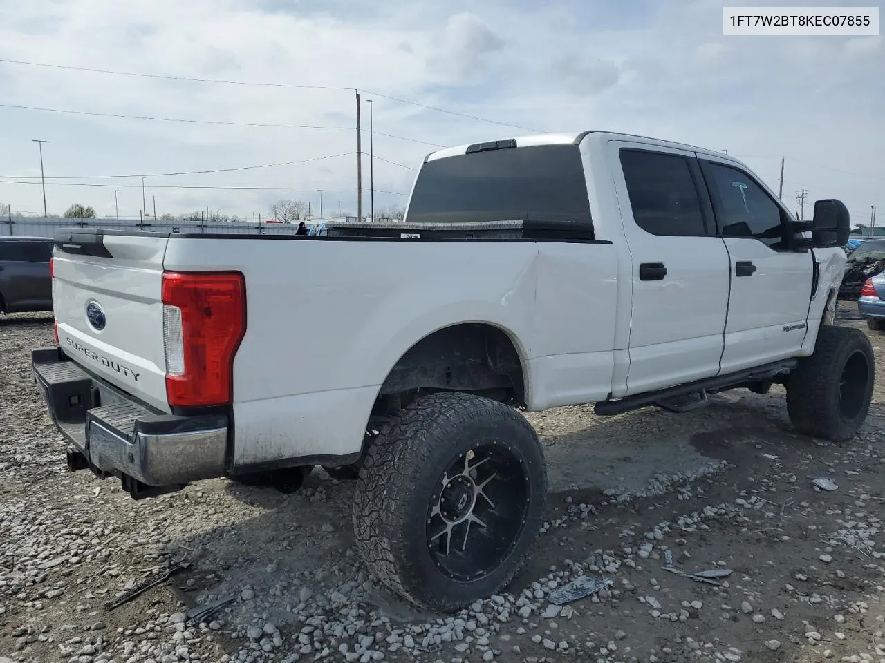 2019 Ford F250 Super Duty VIN: 1FT7W2BT8KEC07855 Lot: 46391394