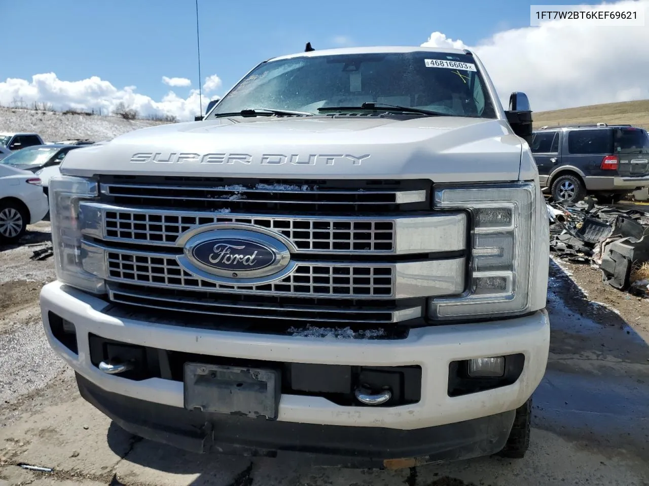 2019 Ford F250 Super Duty VIN: 1FT7W2BT6KEF69621 Lot: 46816603