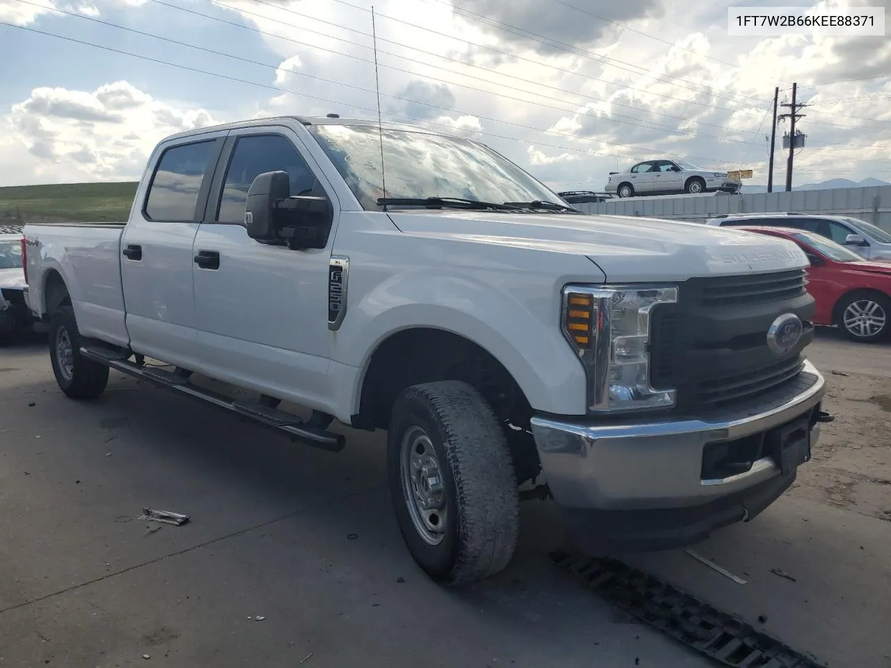 2019 Ford F250 Super Duty VIN: 1FT7W2B66KEE88371 Lot: 55229234