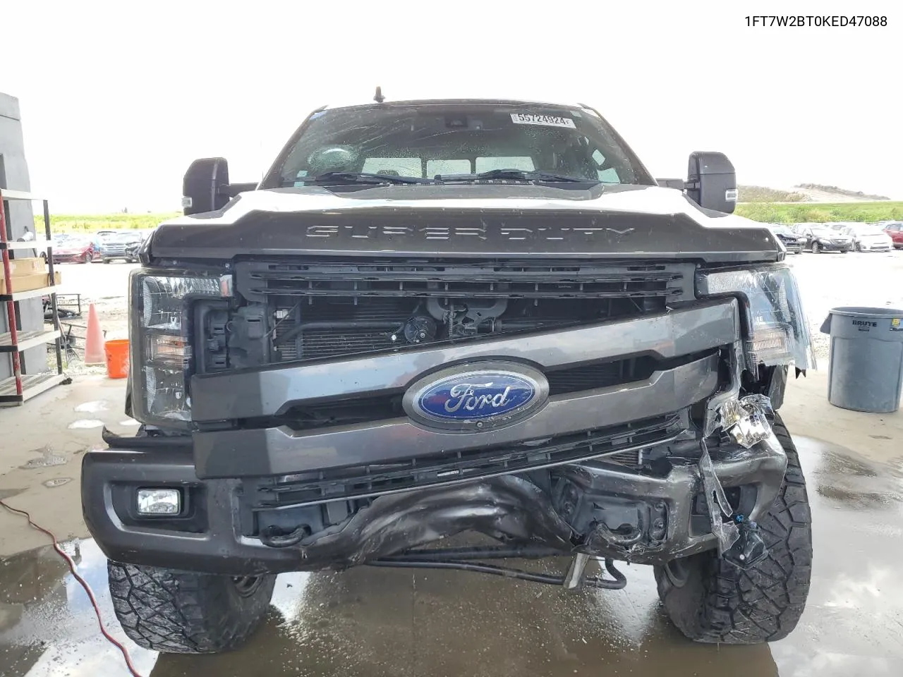 2019 Ford F250 Super Duty VIN: 1FT7W2BT0KED47088 Lot: 55724924