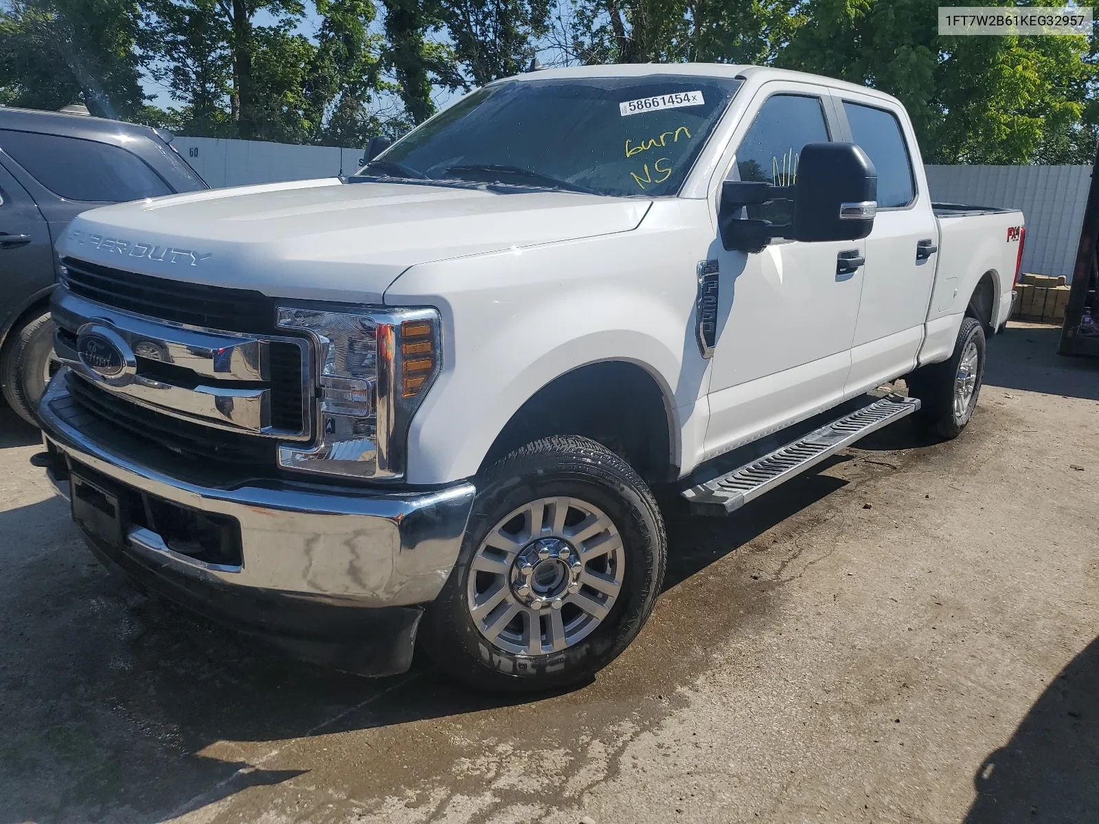 2019 Ford F250 Super Duty VIN: 1FT7W2B61KEG32957 Lot: 58661454