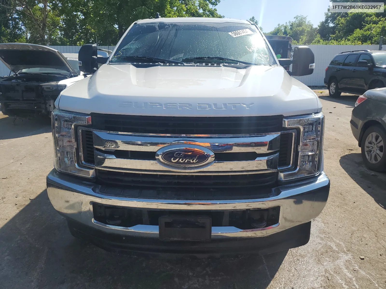 2019 Ford F250 Super Duty VIN: 1FT7W2B61KEG32957 Lot: 58661454