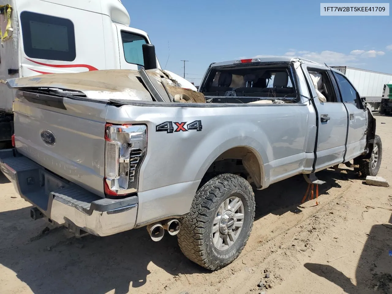 2019 Ford F250 Super Duty VIN: 1FT7W2BT5KEE41709 Lot: 62056274