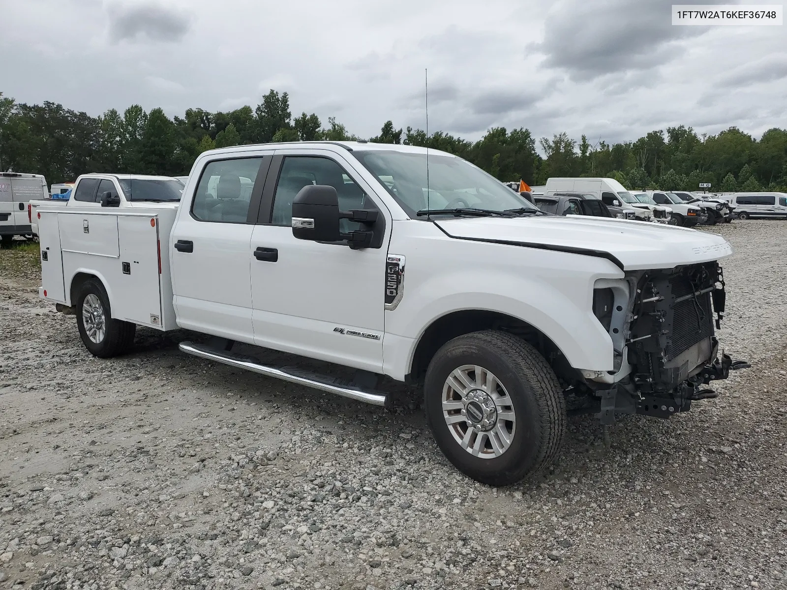 2019 Ford F250 Super Duty VIN: 1FT7W2AT6KEF36748 Lot: 64146654