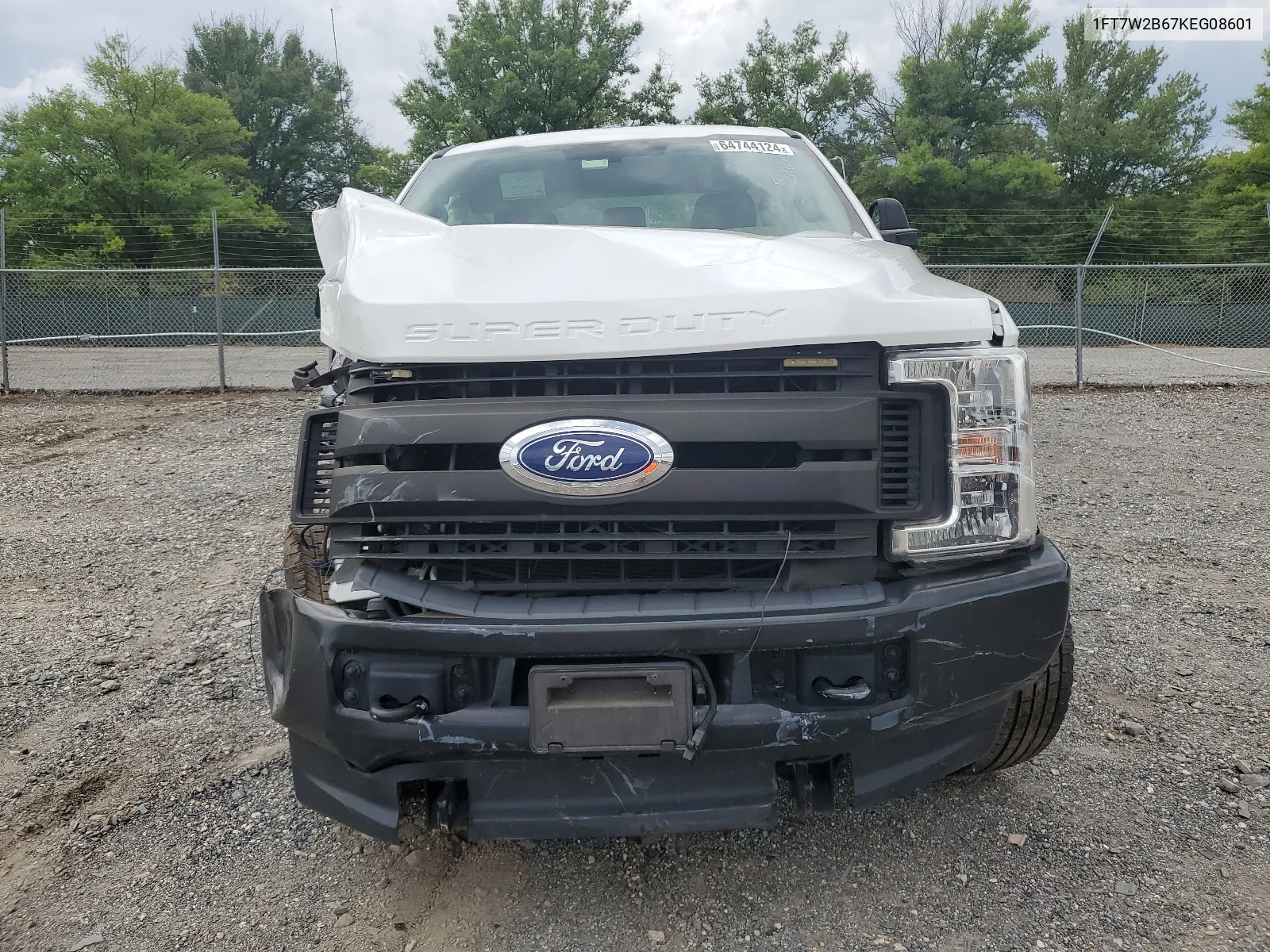 2019 Ford F250 Super Duty VIN: 1FT7W2B67KEG08601 Lot: 64744124