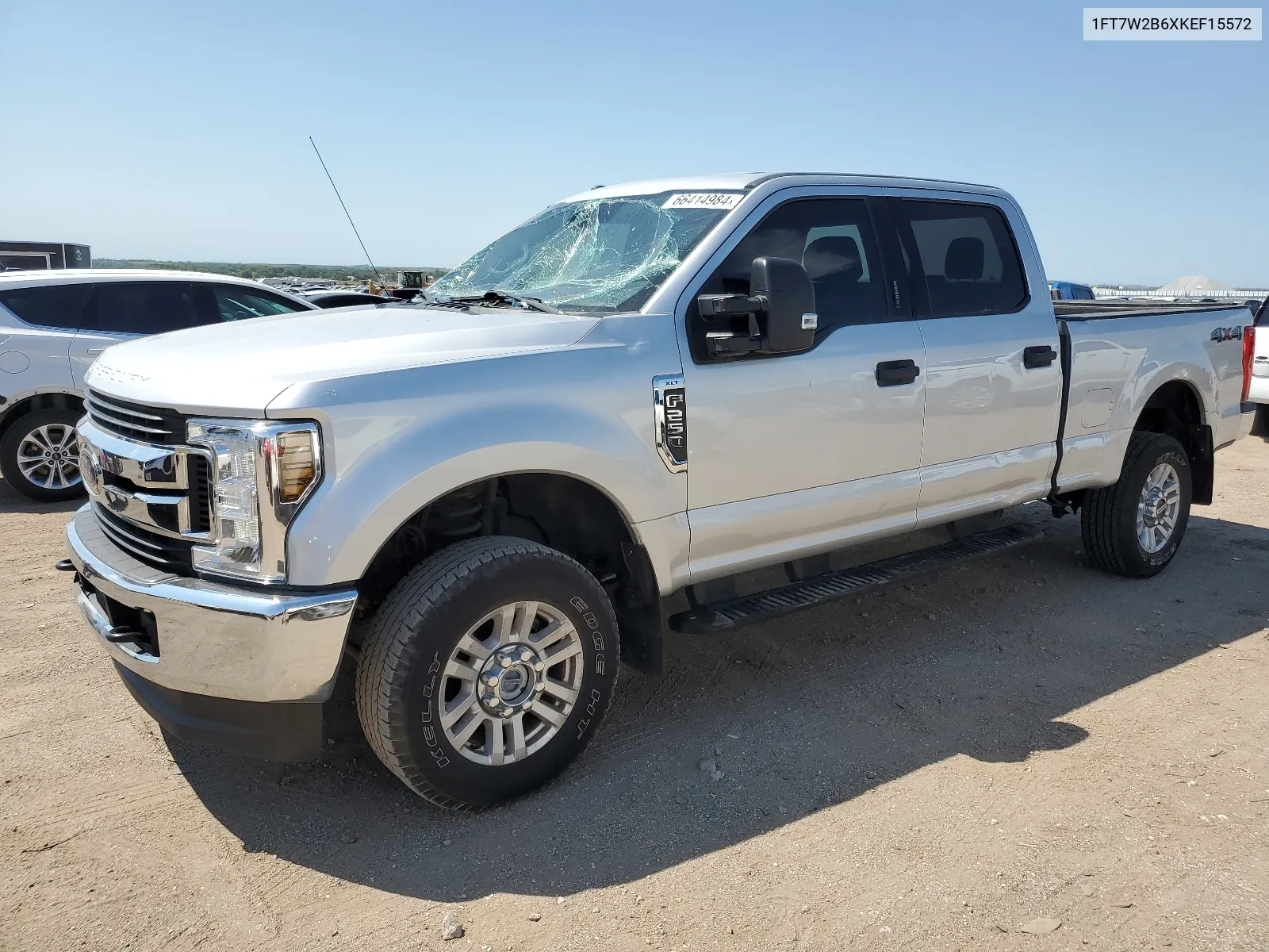 2019 Ford F250 Super Duty VIN: 1FT7W2B6XKEF15572 Lot: 66414984