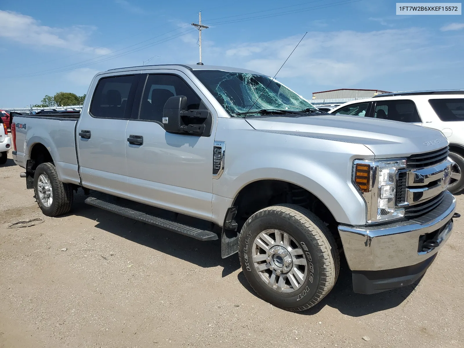 2019 Ford F250 Super Duty VIN: 1FT7W2B6XKEF15572 Lot: 66414984