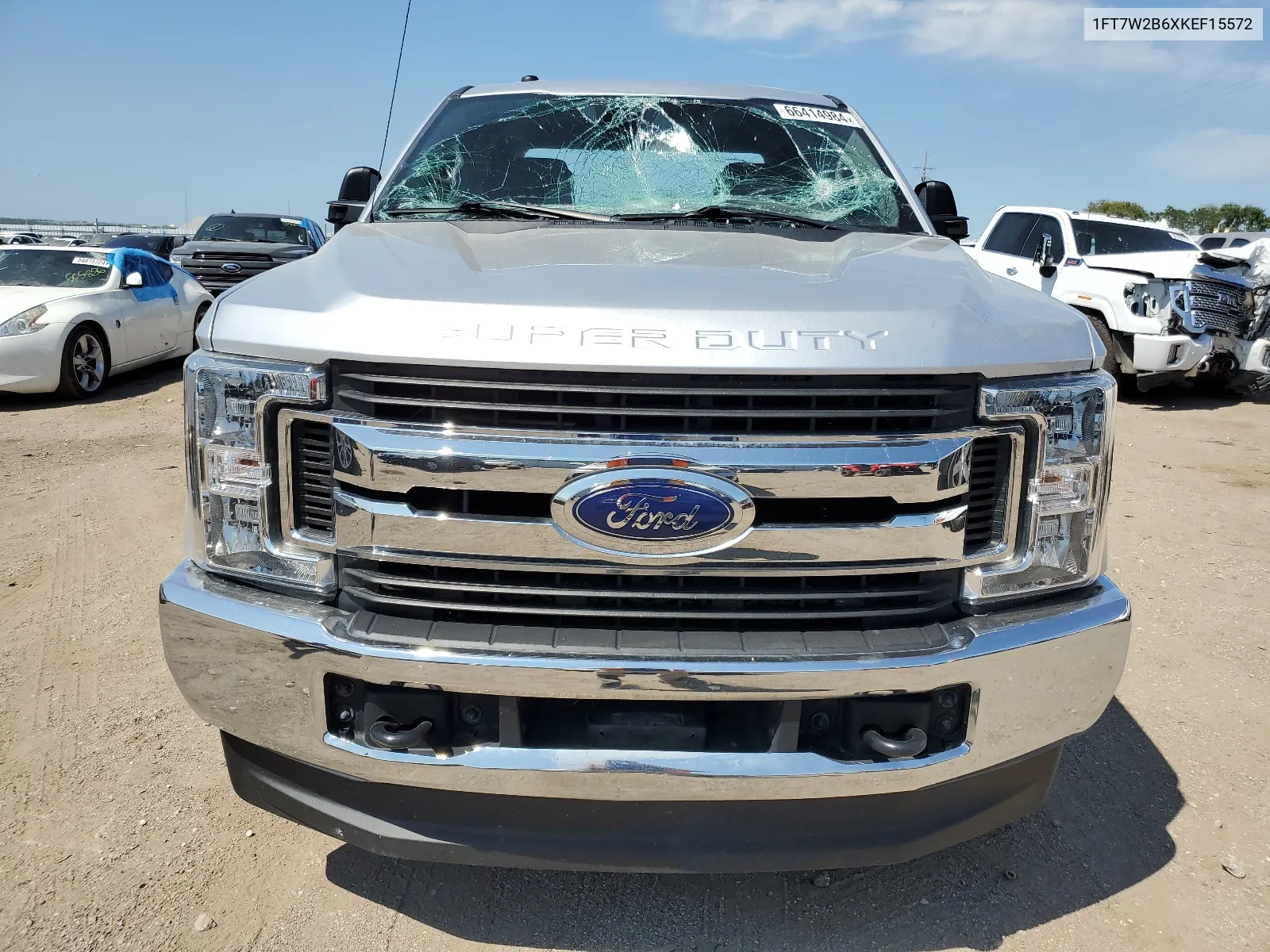 2019 Ford F250 Super Duty VIN: 1FT7W2B6XKEF15572 Lot: 66414984